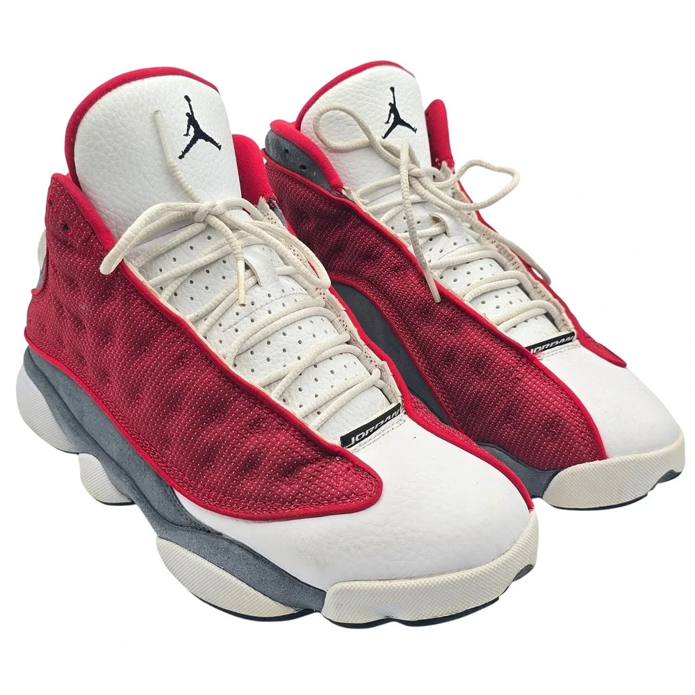 Air Jordan 13 Retro Red Flint Mens Size 8.5 Gym Red White Grey DJ5982-600